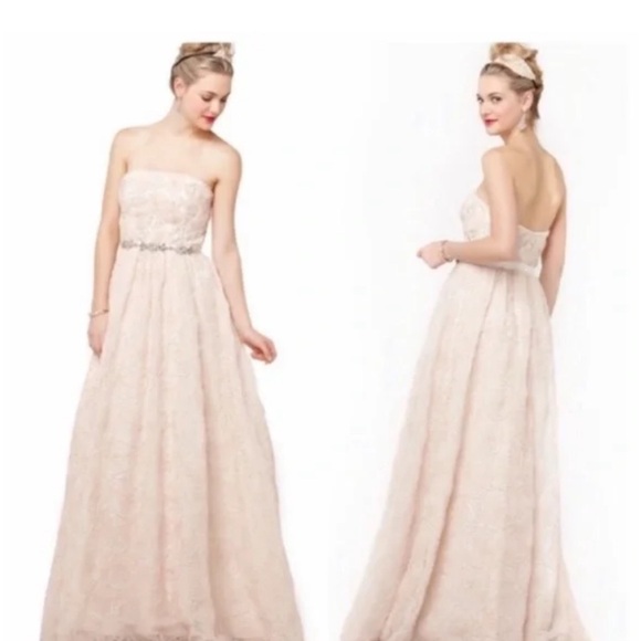 Adrianna Papell rosette tulle dress‎ - Picture 1 of 16